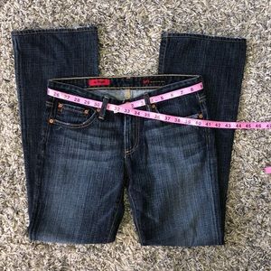 AG the Angel Jeans Sz 28R Y2K 1990s flare vintage, low rise